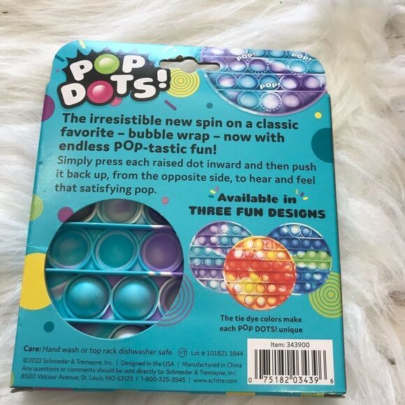 Pop It’s, Fidget Spinner Pop it, Pop Dots Tie Dye Toys - Picture 2 of 7